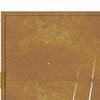 vidaXL Garden Gate 39.4x78.7" Corten Steel Grass Design