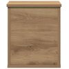 vidaXL Storage Box with Storage Artisan Oak 11.81 x 13.78 x 13.78 in