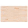 vidaXL Bathroom Countertop 100x60x1.0 " Untreated Solid Wood