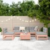 vidaXL Garden Sofa Set Reddish-brown Solid Douglas Fir Wood 6 Piece Set