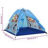 vidaXL Play Tent Blue, White, Gray, Mint Green