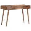 vidaXL Dressing Table Natural Mango Wood Solid Mango Wood, Engineered Wood