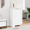 vidaXL Shoe Cabinet White Engineered wood 20.5 x 14.8 x 39.4 in