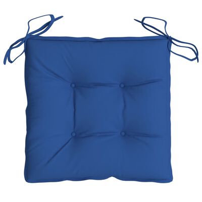 vidaXL Chair Cushions 6 pcs Blue 19.7"x19.7"x2.8" Oxford Fabric