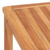vidaXL Dining Table Warm wood tone Solid Teak Wood Medium Durable