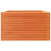 vidaXL Garden Planter Wax brown Solid pine wood Medium Garden Planter