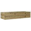 vidaXL Garden Planter Treated Wood Treated pinewood 43.3 x 15.7 x 9.1 in