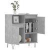 vidaXL Sideboard Concrete grey Engineered wood, Iron Medium