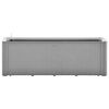 vidaXL Raised Bed Stone grey Polypropylene (PP) Large