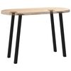 vidaXL Coffee Table Leg Black Powder-coated steel 28.3 in tall Durable