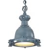 vidaXL Pendant Lighting Polished Grey Aluminum Medium Pendant Lighting