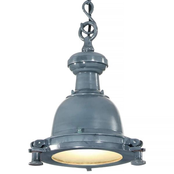 vidaXL Pendant Lighting Polished Grey Aluminum Medium Pendant Lighting