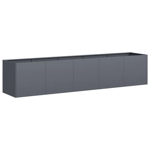 vidaXL Planter Anthracite Cold-rolled Steel Large Decorative Inlays