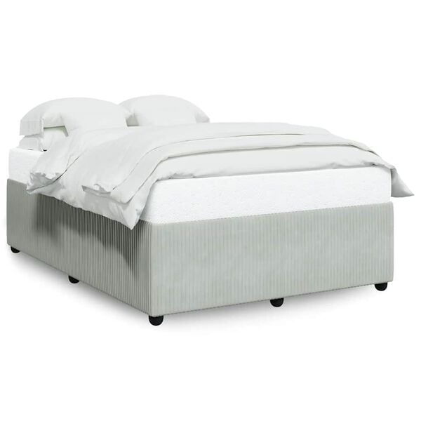 vidaXL Bed Frame Light Grey