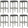 vidaXL Garden Bar Set Grey