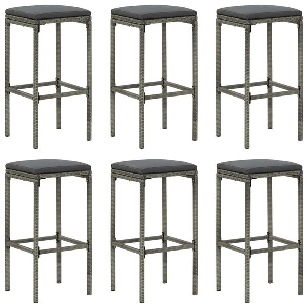 vidaXL Garden Bar Set Grey