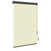 vidaXL Outdoor Roller Blind Cream 100% polyester, aluminum, steel