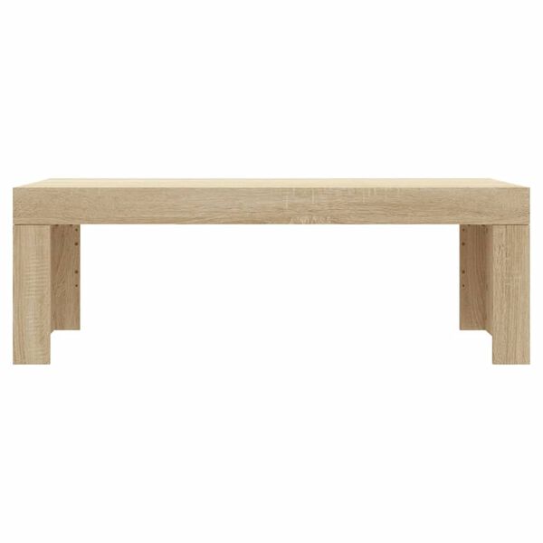 vidaXL Coffee Table Sonoma Oak Engineered Wood Medium Durable