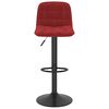 vidaXL Bar Stool Set of 2 Wine Red
