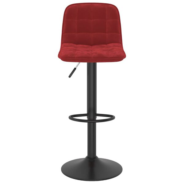 vidaXL Bar Stool Set of 2 Wine Red