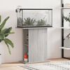 vidaXL Aquarium Stand Gray sonoma Engineered wood Aquarium Stand