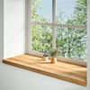 vidaXL Window Sills 2 pcs Light Brown 39.4x15.7x0.8" Solid Wood Oak