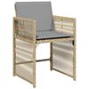 vidaXL Garden Chair Set of 4 Mix beige