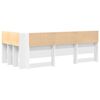 vidaXL Storage Headboard with Shelf White 35.43 in Engineered Wood