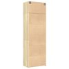 vidaXL Storage Cabinet Sonoma Oak Engineered Wood Tall Storage Cabinet