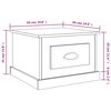 vidaXL Coffee Table White Engineered wood Medium Coffee Table Square