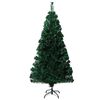 vidaXL Artificial Christmas Tree with Stand Green 4 ft Fiber Optic