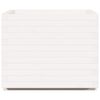 vidaXL Garden Planter White Solid pine wood 23.6x23.6 in Durable