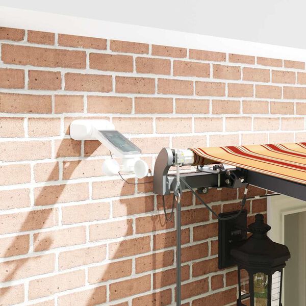 vidaXL Awning Fabric Yellow and Orange 236.22 x 118.11 in Polyester