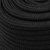 vidaXL Boat Rope Full Black 0.63 " 328.1 ' Polypropylene