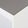 vidaXL Bar Table White with grey top Engineered wood Medium Bar Table