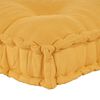 vidaXL Pallet Sofa Cushion Yellow fabric