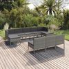 vidaXL Garden Lounge Set Gray and Anthracite