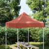 vidaXL Party Tent Roof 6.6'x6.6' Terracotta 0.9 oz/ft²