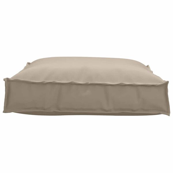 vidaXL Cushion Taupe 27.56 x 27.56 x 4.72 in Oxford Fabric