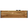 vidaXL TV Cabinet Brown 110 x 30 x 50 cm Solid Acacia wood