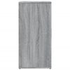 vidaXL Sideboard Gray Sonoma 23.2"x15.4"x31.5" Engineered Wood
