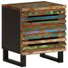 vidaXL Bedside Cabinet Set of 2 Multicolor