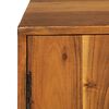 vidaXL Sideboard Natural Brown Solid Acacia wood, Iron, Engineered wood