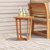 vidaXL Patio Side Table Round Ø21.7x23.6" Solid Wood Acacia