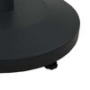 vidaXL Parasol Base Black 18.90 x 18.90 x 12.60 in