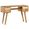 vidaXL Writing Desk Varies by piece Solid mango wood 45.3 x 18.5 x 29.9 in