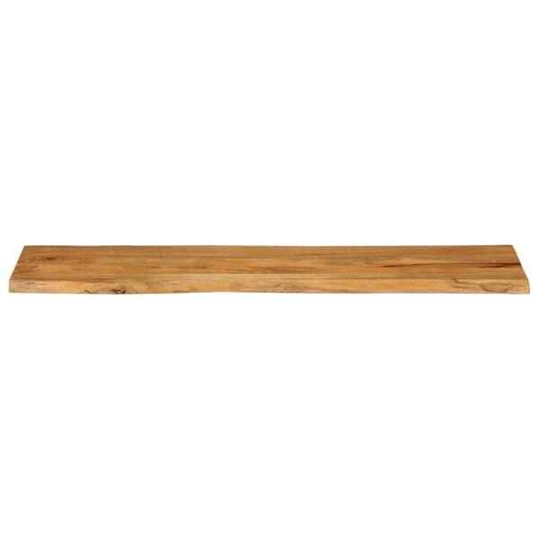 vidaXL Table Top 63"x15.7"x1" Live Edge Solid Wood Mango