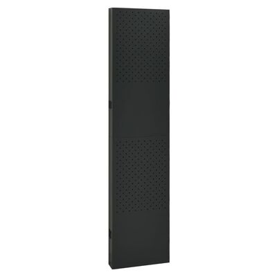 vidaXL 5-Panel Room Divider Black 78.7"x70.9" Steel