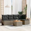 vidaXL Garden Sofa Set Gray