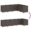 vidaXL Garden Planter Brown Polypropylene Large Modular Garden Planter